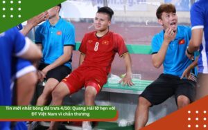 Tin mới nhất bóng đá trưa 4/10: Quang Hải lỡ hẹn với ĐT Việt Nam vì chấn thương, Pep lo lắng cho Rodri, Man City giữ chân Savinho