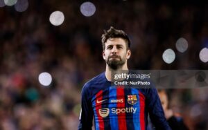 Giọt nước mắt của Gerard Pique