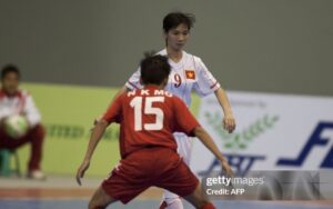 Futsal nữ Việt Nam đè bẹp Indonesia ở SEA Games 33